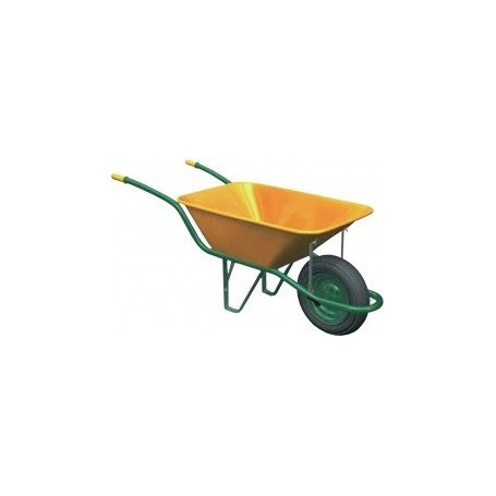 CARRETILLA OBRA R/NEUM. 110-90LT EU AMARILLA-