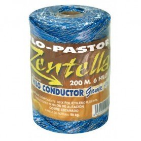 HILO CONDUCTOR AZUL 6 HILOS R/200MTRS