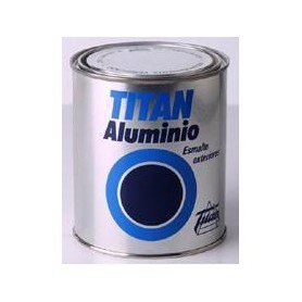 PINTURA ALUMINIO EXTERIORES 375ML TITAN