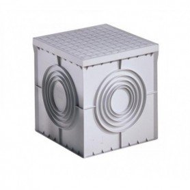 ARQUETA PVC 55X55 GRIS C/TAPA ARQ-5555G