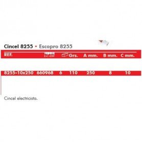 CINCEL ELECT.8255 10X250