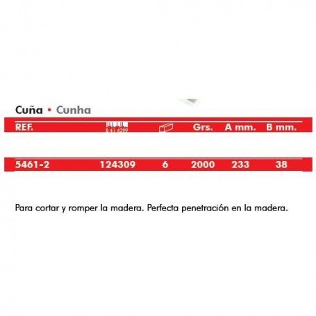 CUÑA 2 KG. 5461-2