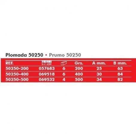 PLOMADA MAG. 0.5KG 50250-500 BELLOTA