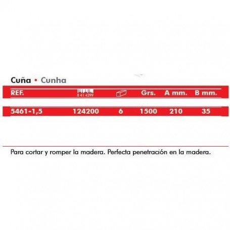 CUÑA BELLOTA 5461-1,5 K