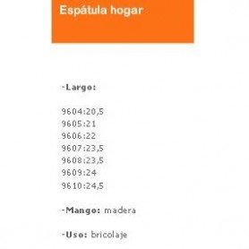 ESPATULA HOGAR N.90 9CM