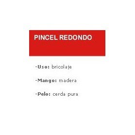 PINCEL N.18 CABOLATA RED.VIROLA ALUM.