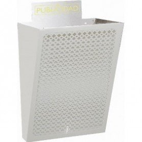 CESTA PUBLICIDAD E2300 OCRE/BLANCA
