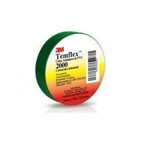 CINTA AISLANTE 3M TEMFLEX VERDE 19X20