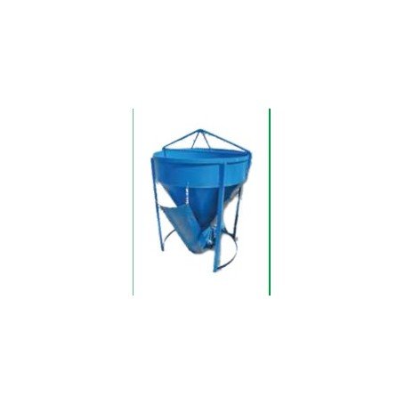 CUBA CILIND.DOBLE VERT.500L C/CANALETA NORMA UNE