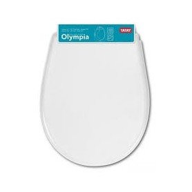 ASIENTO WC OLYMPIA PP BLANCO UNIVERSAL GAMA MEDIA