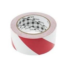 CINTA ADH.3M SEÑAL.VINILO 50MMX33MM 767 ROJO/BL