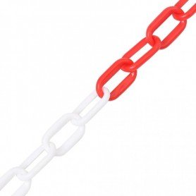 CADENA PLAST.5.5MM BL-ROJ/ AMA-NEG R.25MT X MT