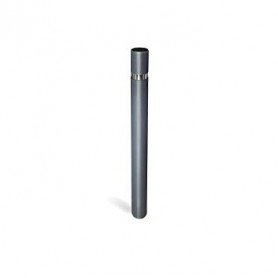 PILONA ACERO ZINC ANILLO INOX Ø95 1MT