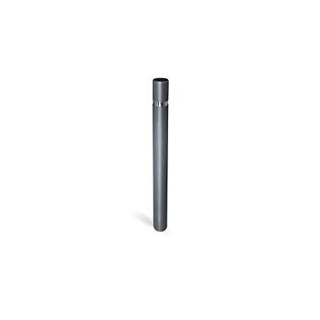 PILONA ACERO ZINC ANILLO INOX Ø95 1MT
