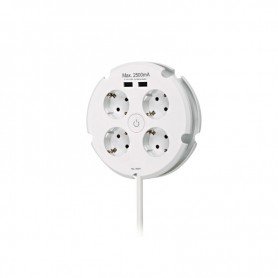 BASE MULTIPLE COMBI 4 TOMAS+2 USB