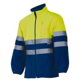 CHAQUETA POLAR BICOLOR MOD.183 ALTA VISIBILIDAD