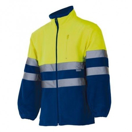 CHAQUETA POLAR BICOLOR MOD.183 ALTA VISIBILIDAD