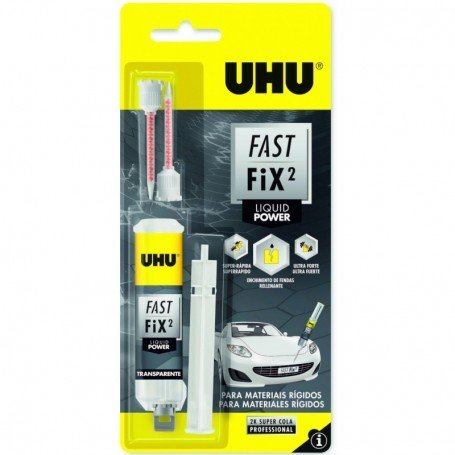 ADHESIVO BICOMP.UHU FAST FIX 10G M.RIGIDOS
