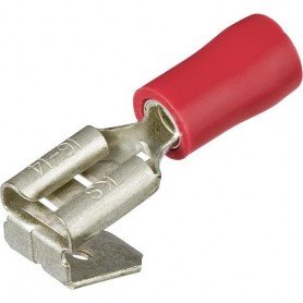 CASQUILLOS CONECTORES PLANOS ROJOS C.DERIVACIóN 0,5-1,0MM2 A 100UD. KNIPEX