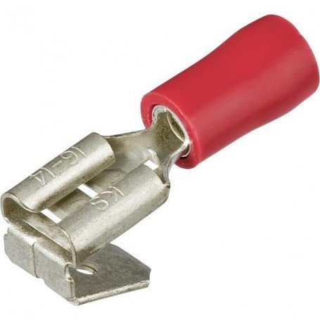 CASQUILLOS CONECTORES PLANOS ROJOS C.DERIVACIóN 0,5-1,0MM2 A 100UD. KNIPEX