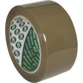 CINTA EMBALAJE F290 POLIPROPILENO C/PEGAMENTO NATURAL DE CAUCHO 50MMX66M MARRóN