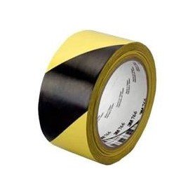 CINTA ADH.3M SEÑAL.VINILO 50MMX33M 766 AMAR/NEG
