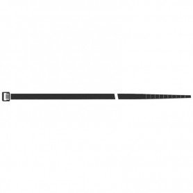 BRIDA DE NAILON NEGRA 200X3,5MM DE 100 U. SAPISELCO