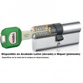 CILINDRO ALTA SEG 30X30 KABA MATRIX 5LL + REFUERZO LAM LAT/NIQ