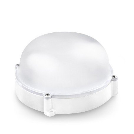 APLIQUE LED REDONDO 12W 1200LM LUZ FRIA BLANCO MATEL