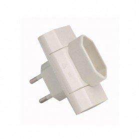 ADAPTADOR 3 TOMAS 10A 250V BLANCO SIMON