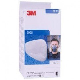 FILTRO PARTICULAS 3M 5925 P2R M/6000 PACK 2UDS