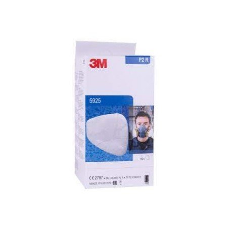FILTRO PARTICULAS 3M 5925 P2R M/6000 PACK 2UDS