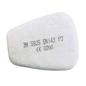 FILTRO PARTICULAS 3M 5925 P2R M/6000 PACK 2UDS