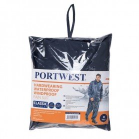 TRAJE DE AGUA AZUL POLIESTER 190GR L440 PORTWEST