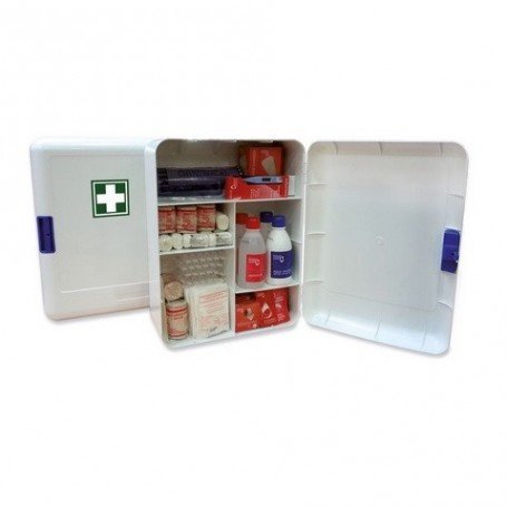 BOTIQUIN P/PARED C/CONTENIDO P/AUX PLASTICO 40X30CM HOMOLOGADO