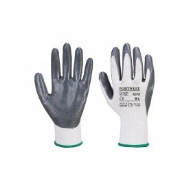 GUANTE A310 NITRILO-POLIESTER BLA/GRIS 3121X A1