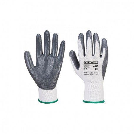 GUANTE A310 NITRILO-POLIESTER BLA/GRIS 3121X A1