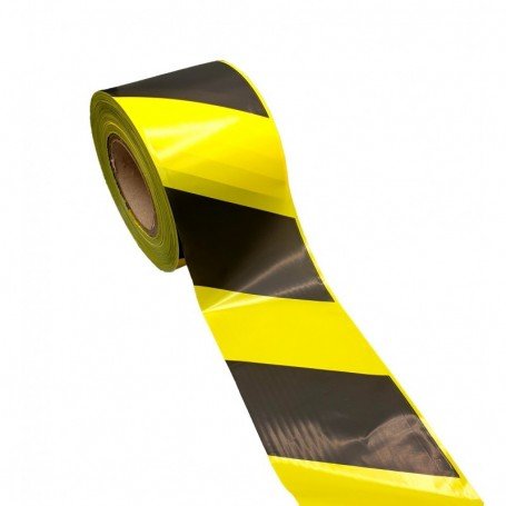 CINTA SEÑAL.PVC ADH. AMAR/NEG 50MMX33MT.150MIC