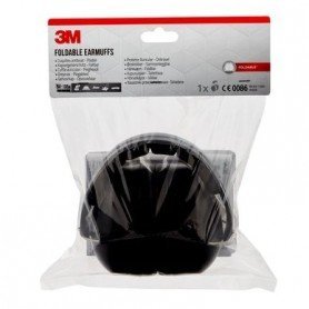 OREJERAS 3M PLEGABLES 90563E 30.4DZ NEGRAS 94-105DB