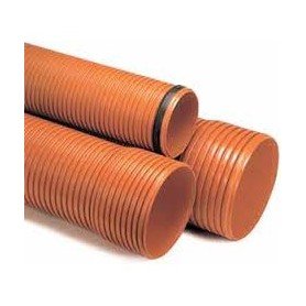 TUB.SANECOR C/TEJA 200 CORR.D/PARED (6MT) XMT