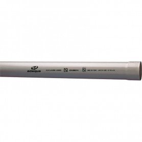 TUBO PVC EVACUACION S-B 125MM UNE-EN1453 POR METRO