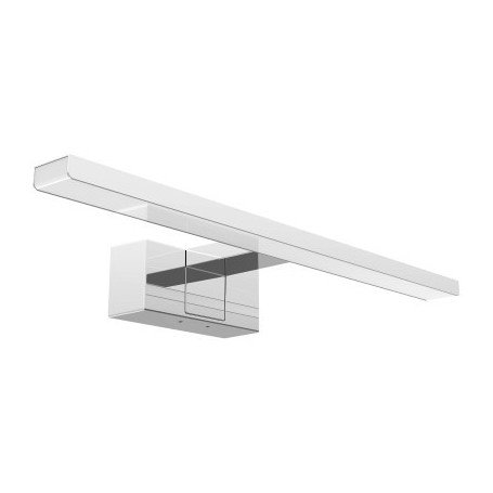 APLIQUE LED ESPEJO CROMADO 40CM IP44 8W LUZ FRÍA