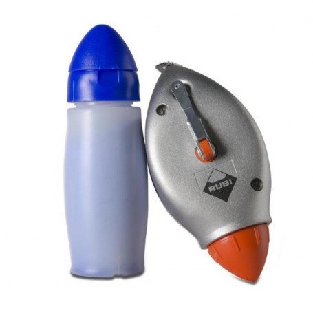 TIRALINEAS PLASTICO 30MT + AÑIL AZUL MASTER 70928 RUBI