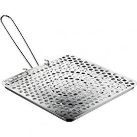 PARRILLA TOSTADOR PAN ESTAÑADO 20X20CM CAMPING
