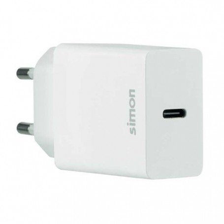 ENCHUFE CARGADOR USB C 3.0A 20W CARGA RAPIDA SIMON