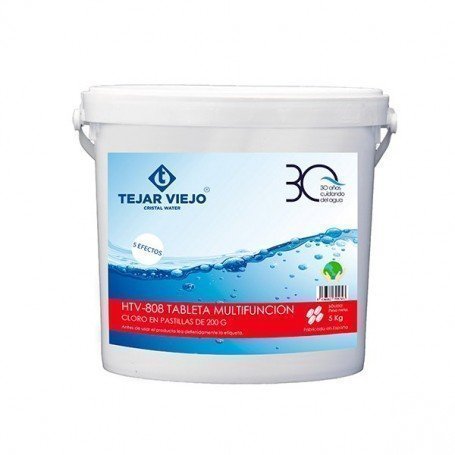 CLORO MULTI 5 EFECTOS HTV808 TABLETA 5KG TEJAR
