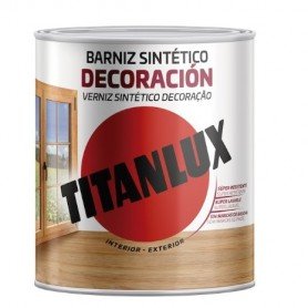 BARNIZ SINTETICO DECORACION VARIOS COLORES SATINADO 750ML TITAN