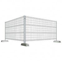 VALLA MOVIL PIE HORMIG.3.5X2M Ø3.40 GALV(+ 1 PIE)