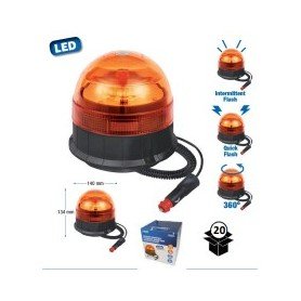 LUZ ROTATIVA IMAN 12-24V R65/R10 3 FUNC HOMOLOGADA