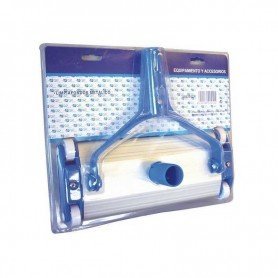 LIMPIAFONDOS MANUAL METALICO P/PISCINAS QP
